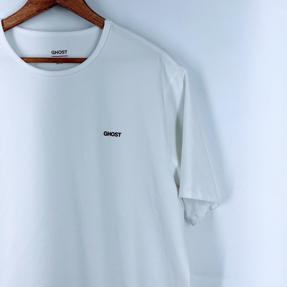 Ghost Golf Mens White Performance Short Sleeve Logo T-Shirt Size XXL - Picture 5 of 13